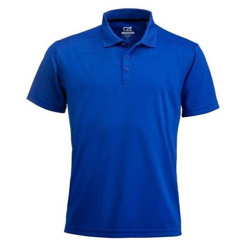 Cutter & Buck Mens Polo Shirt / Royal Blue